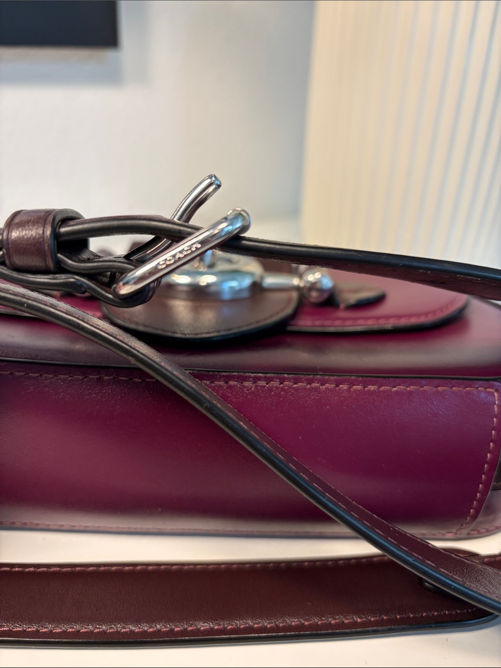 Coach Brie Leather Crossbody Bag - Picture 10 of 14